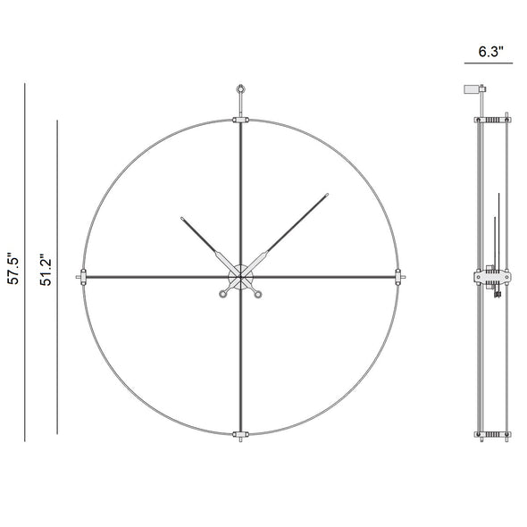 Delmori Premium Clock