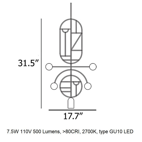 Wooden Dots S08 Pendant Light