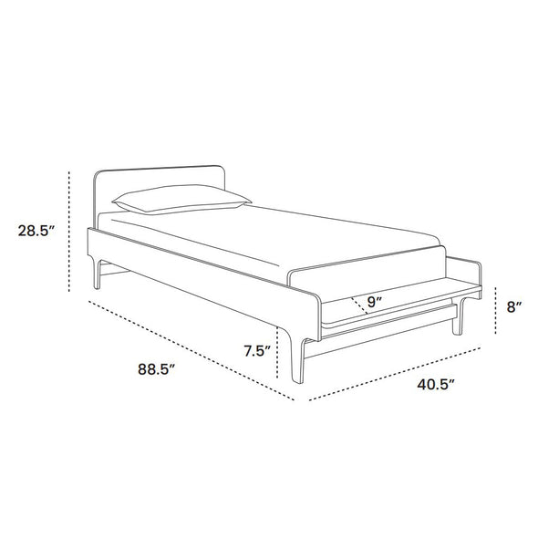 River Twin Bed