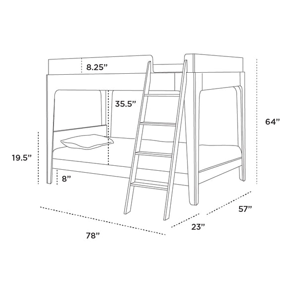 Perch Full Bunk Bed