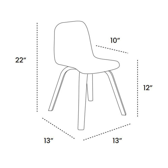 Play Chair without Ears (Set of 2)