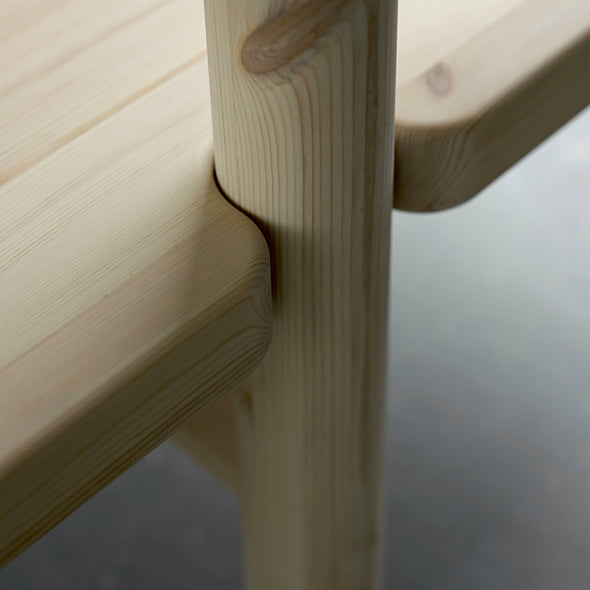 Nordso Bench with Backrest