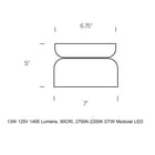 Totem Mini Flush Mount