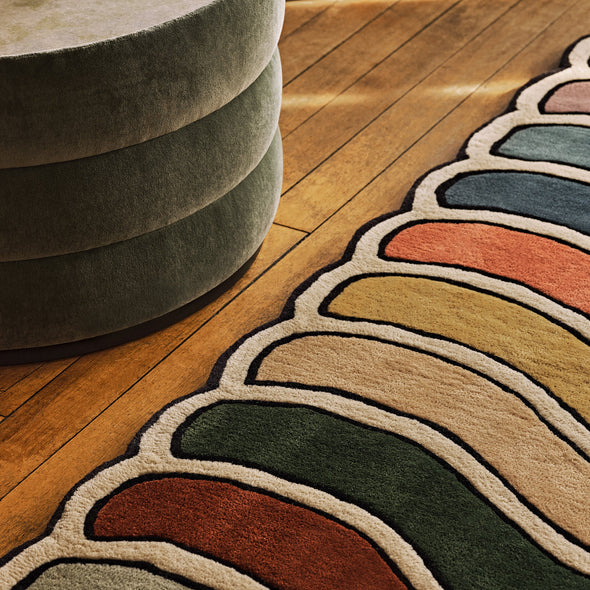 Wavy Jewel Rug