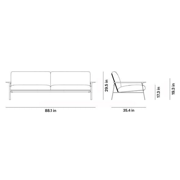 City 3-Seater Sofa