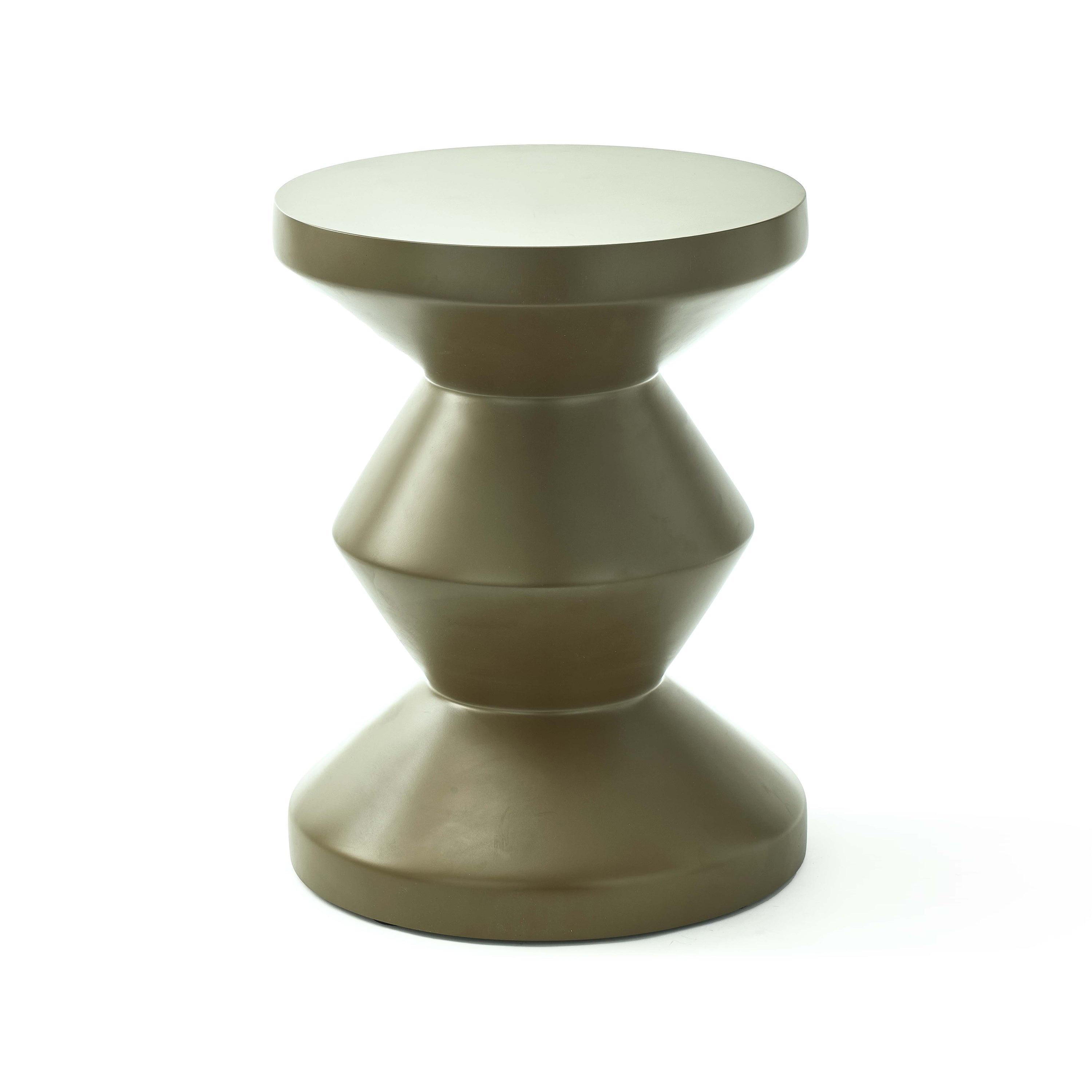 POLSPOTTEN Zig Zag Outdoor Stool/Side Table - 2Modern