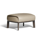 Archibald Ottoman with Wood Legs