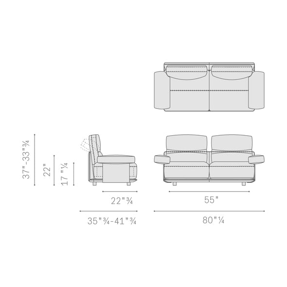 Blisscape 2-Seater Sofa