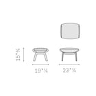 Downtown Lounge Ottoman