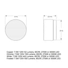 Crisp LED Wall Sconce