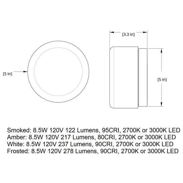 Dimple LED Wall Sconce