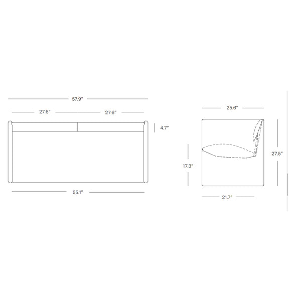 Sacha 2-Seater Sofa
