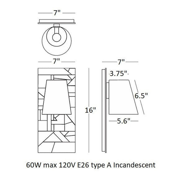 Brut Outdoor Wall Sconce