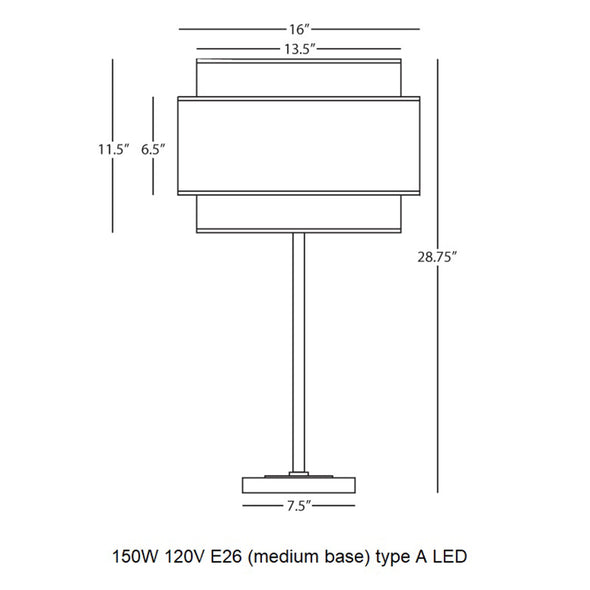 Decker Table Lamp