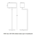 Doughnut C Floor Lamp