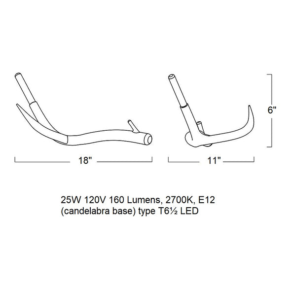 Superordinate Antler LED Table Lamp