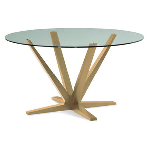 Aura Round Dining Table - Glass Top