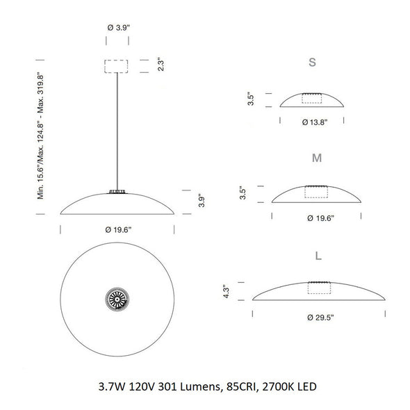 HeadHat Plate Pendant Light