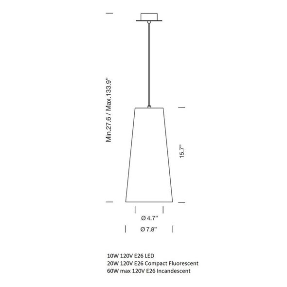 Sistema Sisisi MT2 Pendant Light