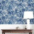 Coastal Haven Cordelia Tossed Palms Wallpaper