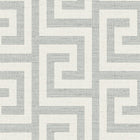 Coastal Haven Luna Retreat Greek Key Wallpaper Sample Swatch