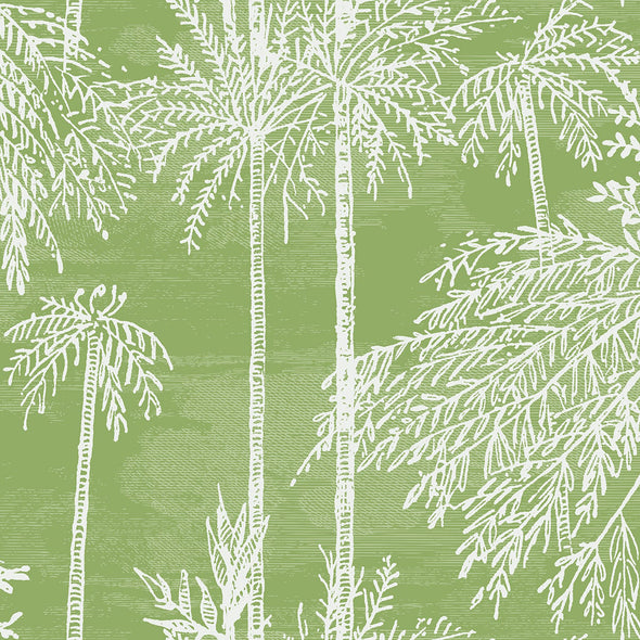 Coastal Haven Palm Grove Wallpaper Sample Swatch