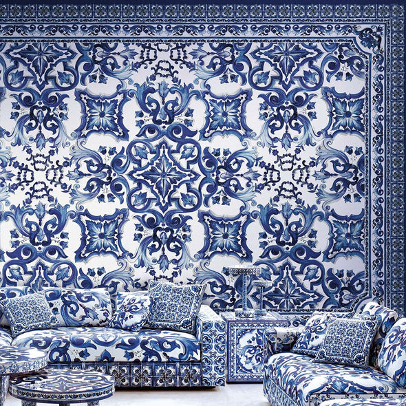 Dolce & Gabbana Blu Mediterraneo Mural Wallpaper
