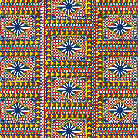 Dolce & Gabbana Geo Carretto Mural Wallpaper