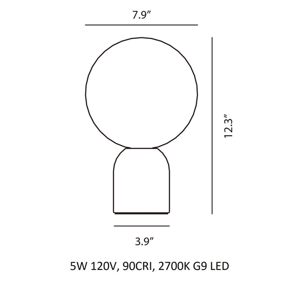 Castle Glo Table Lamp