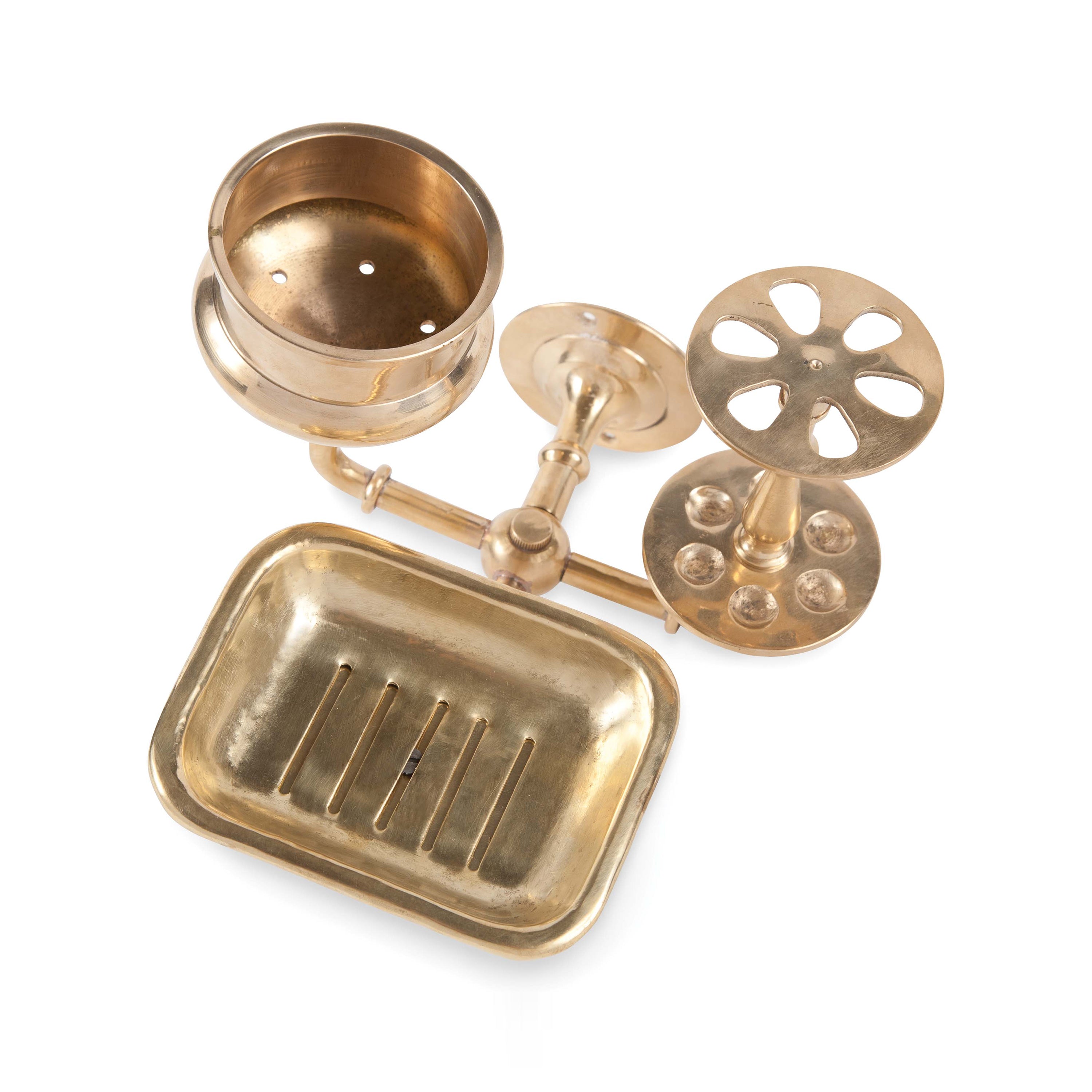ホーローSOAP DISH Cup Holder アンティーク Wall Mount Cup/Soap Holder - Hippo Hardware & Trading Company