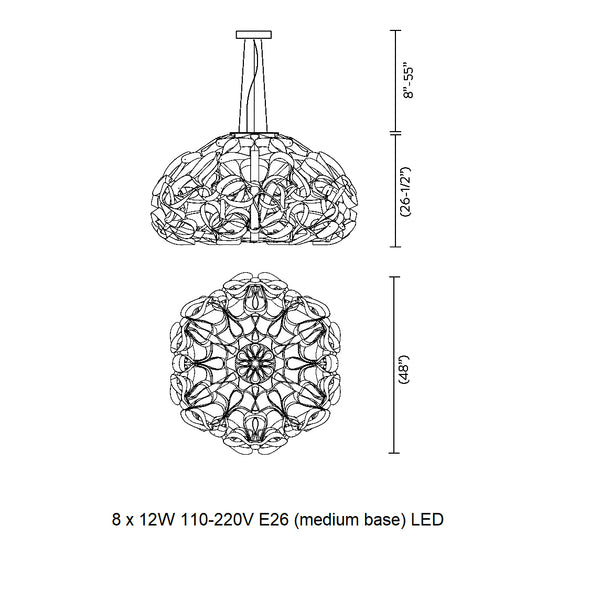 Quantica Pendant Light