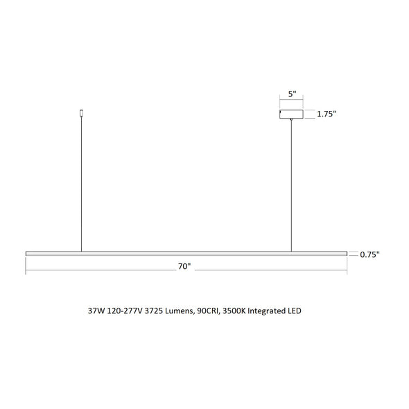 Fino Linear Pendant Light