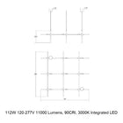 Labyrinth Square Chandelier