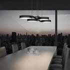Light Guide Ring Four Light LED Bar Pendant Light