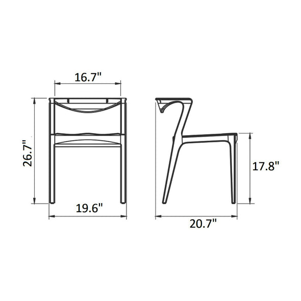Duda Outdoor Dining Chair