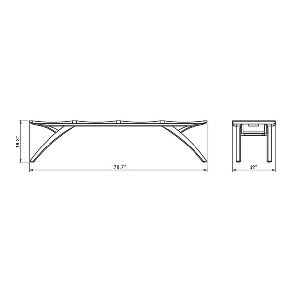 Ylla Outdoor Bench