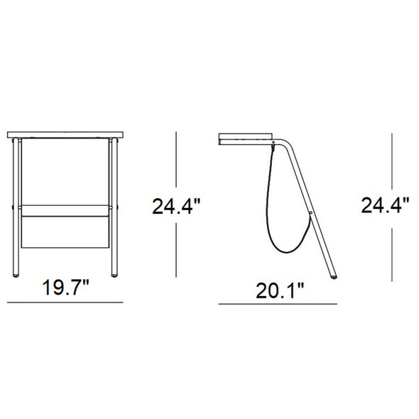 Valet Magazine Rack