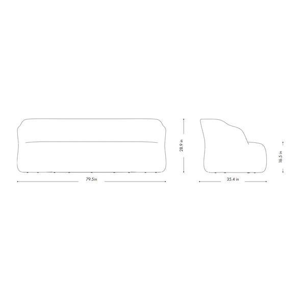 Ynez Two-Seater Sofa