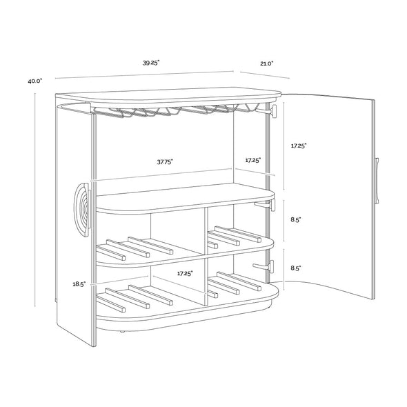 Dresden Bar Cabinet