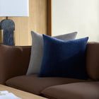 Cotton Velvet Stripes Throw Pillow