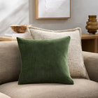 Cotton Velvet Stripes Throw Pillow