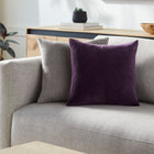 Cotton Velvet Stripes Throw Pillow