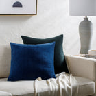 Cotton Velvet Stripes Throw Pillow