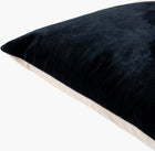 Cotton Velvet Two Tone Throw Pillow