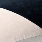 Cotton Velvet Two Tone Throw Pillow