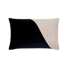 Cotton Velvet Two Tone Throw Pillow