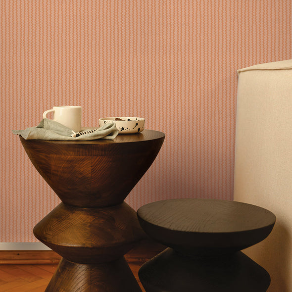 Rick Rack Revival Grasscloth Wallpaper