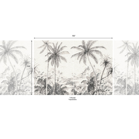Grand Palm Mural Wallpaper