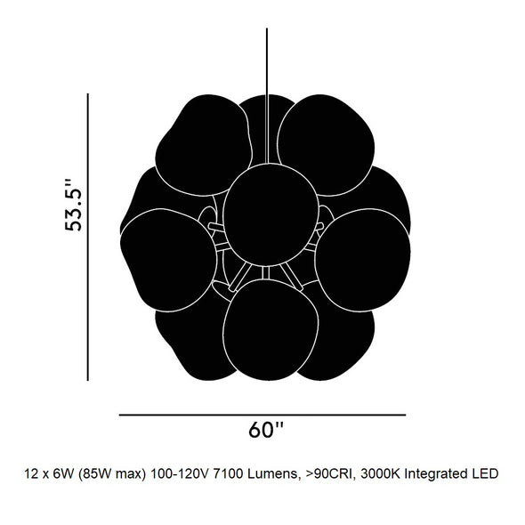Melt Burst LED Chandelier