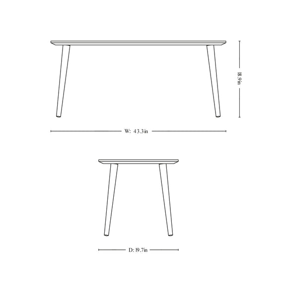 In Between Rectangle Coffee Table
